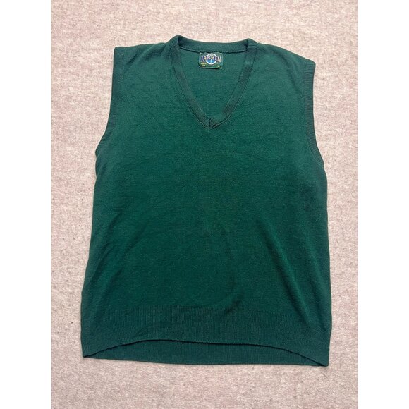 Jantzen Other - Vintage 90s Jantzen Made In The USA Green V-Neck Sweater Vest Large